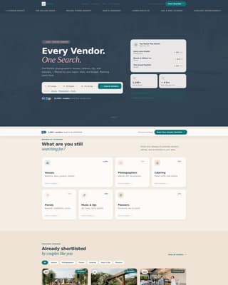 Aisle - Elegant Wedding Landing Page Template