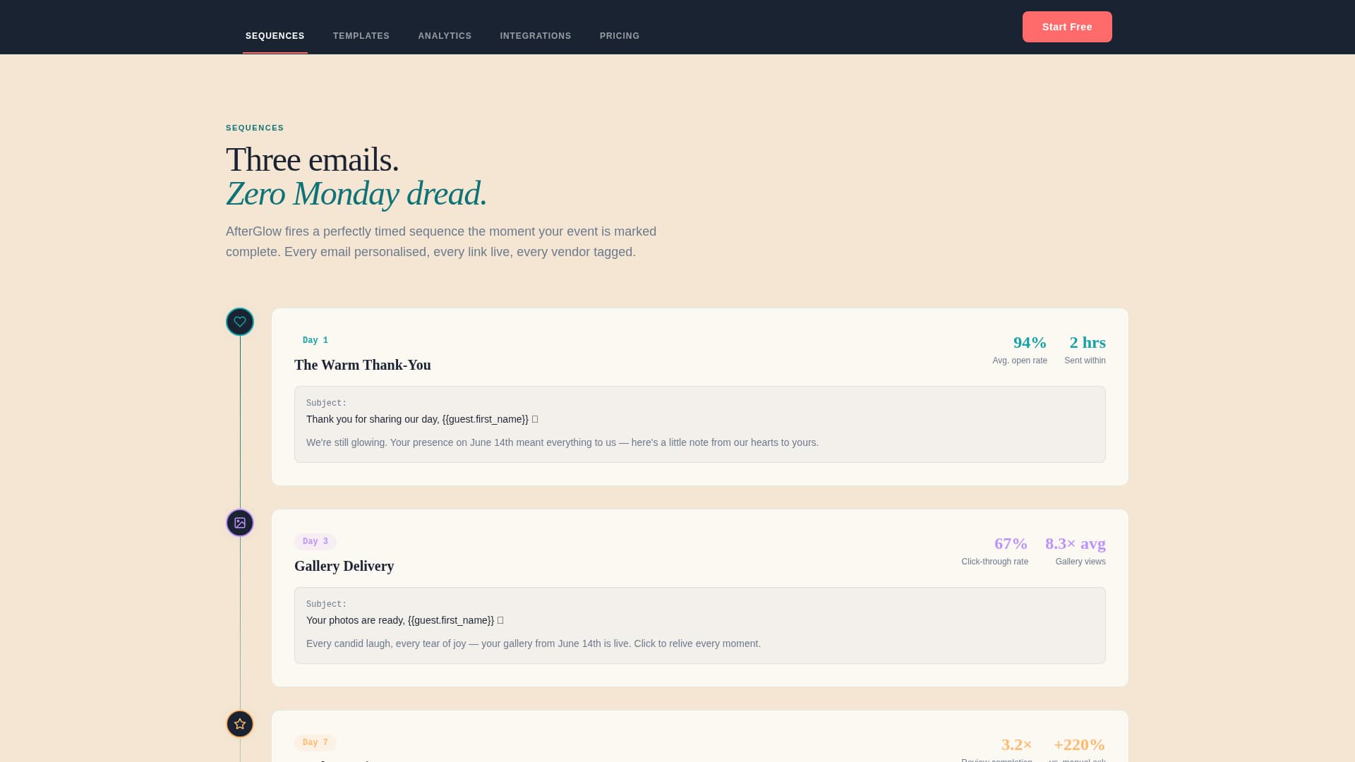 Followup - Effortless Wedding Landing Page Template