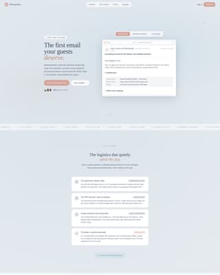 Welcome Note - Elegant Wedding Landing Page Template