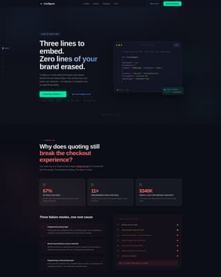 Configure - Seamless CPQ Landing Page Template