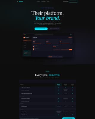 Rebrand - Powerful Whitelabel Landing Page Template