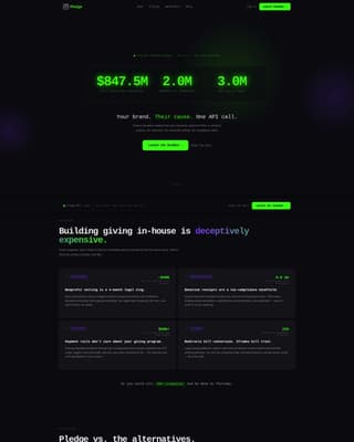 Pledge - High-Impact Donation Landing Page Template