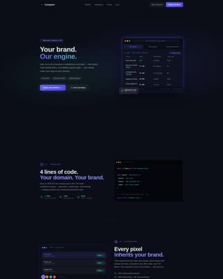 Compare - Powerful Whitelabel Landing Page Template