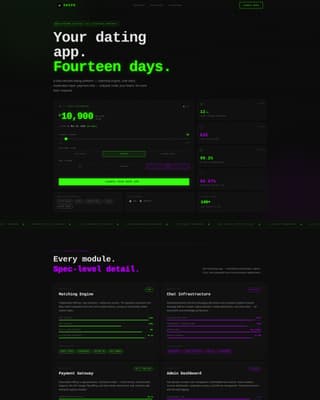 Swipe - Powerful Dating Landing Page Template
