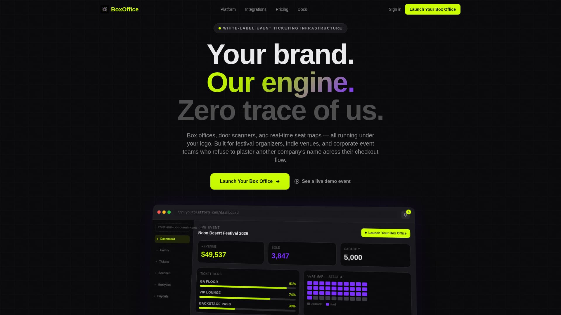 White-Label - Performance-Driven Event Landing Page Template