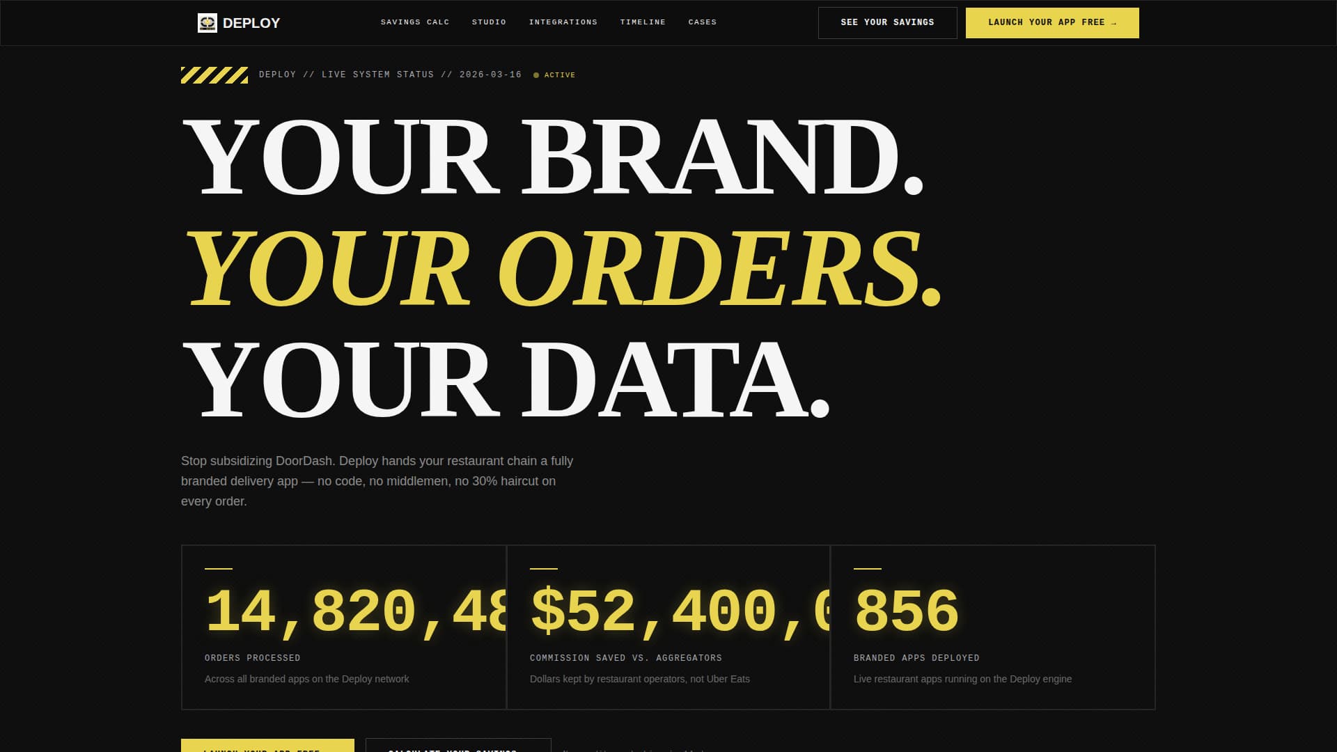 Deploy - Powerful Whitelabel Landing Page Template