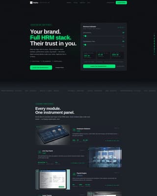 Deploy - Powerful White-Label HRM Landing Page Template