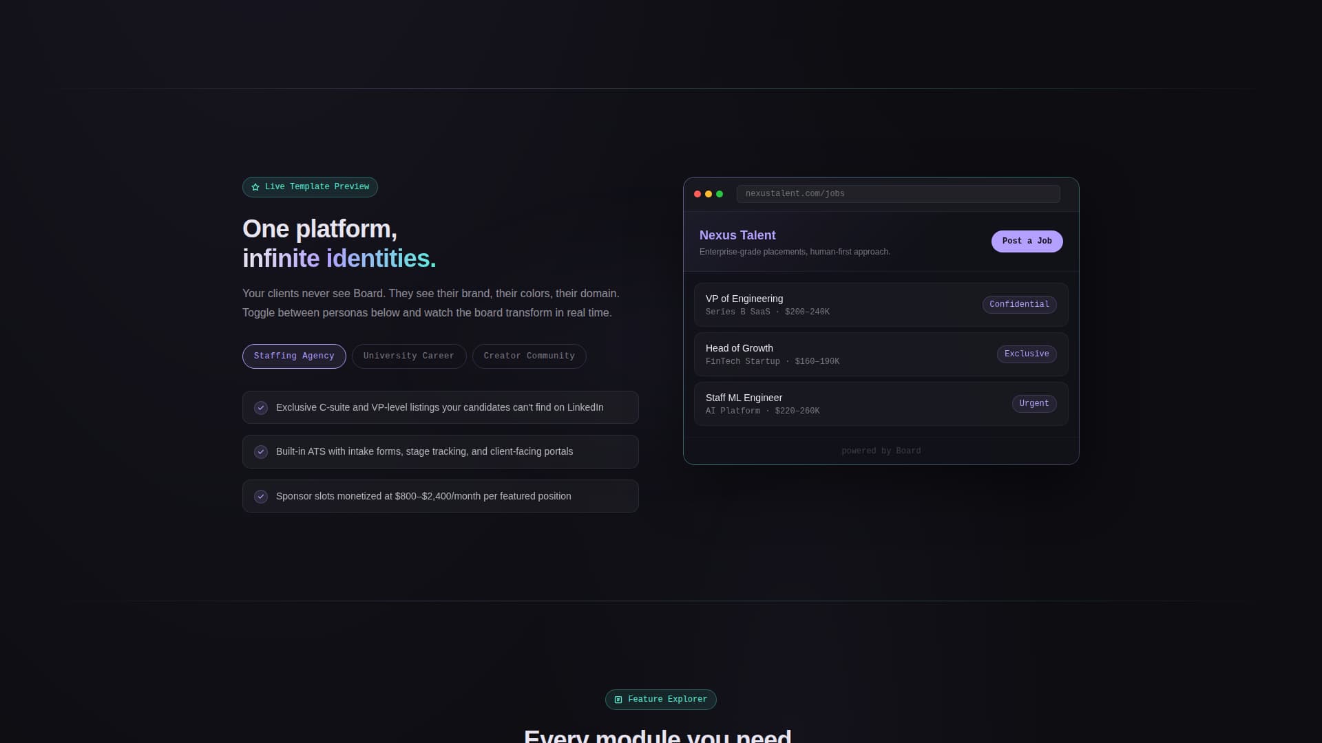 Board - Powerful Jobboard Landing Page Template