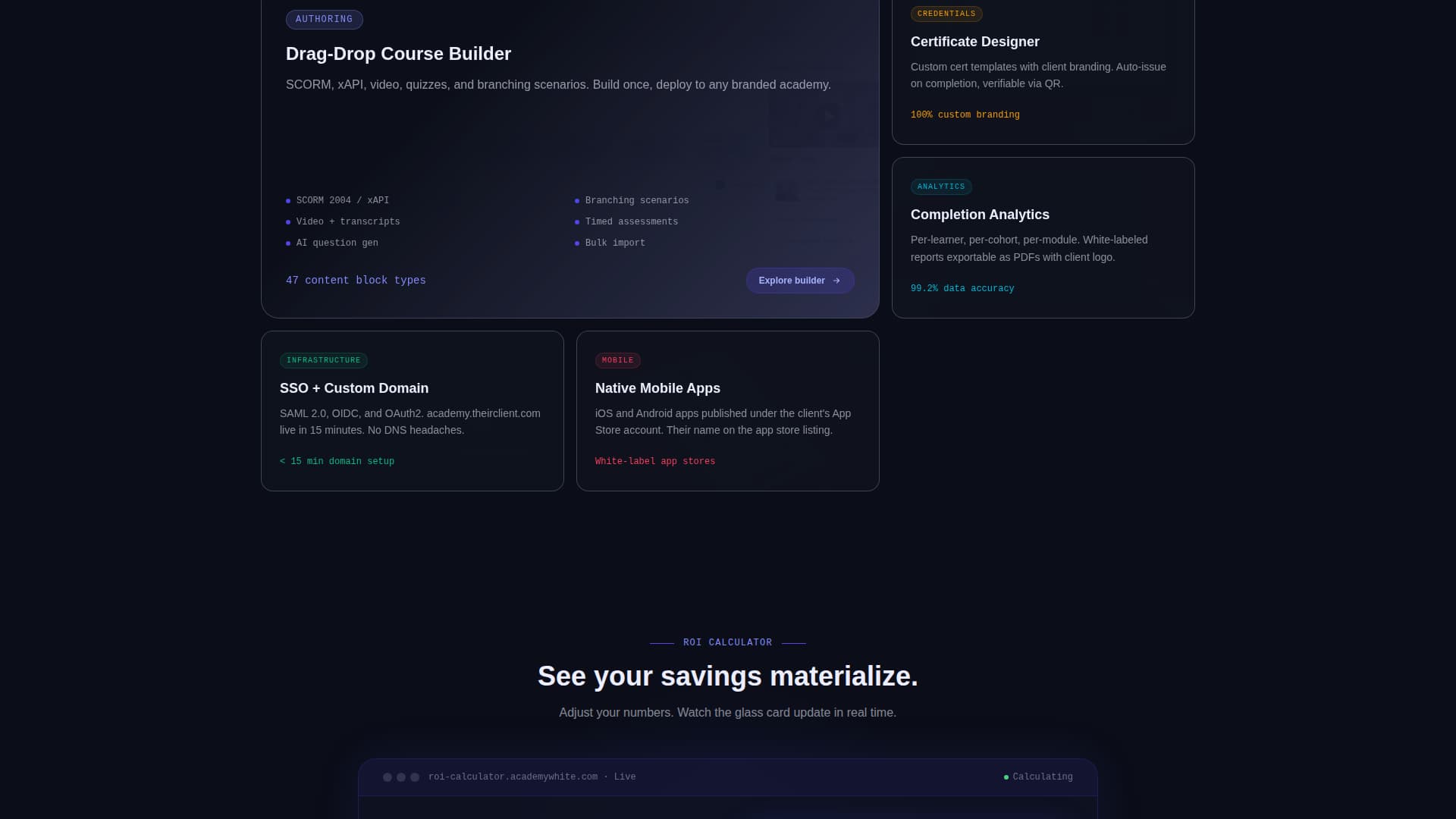 White-Label - High-Converting LMS Landing Page Template