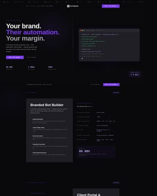 Automate - Powerful Whitelabel Landing Page Template
