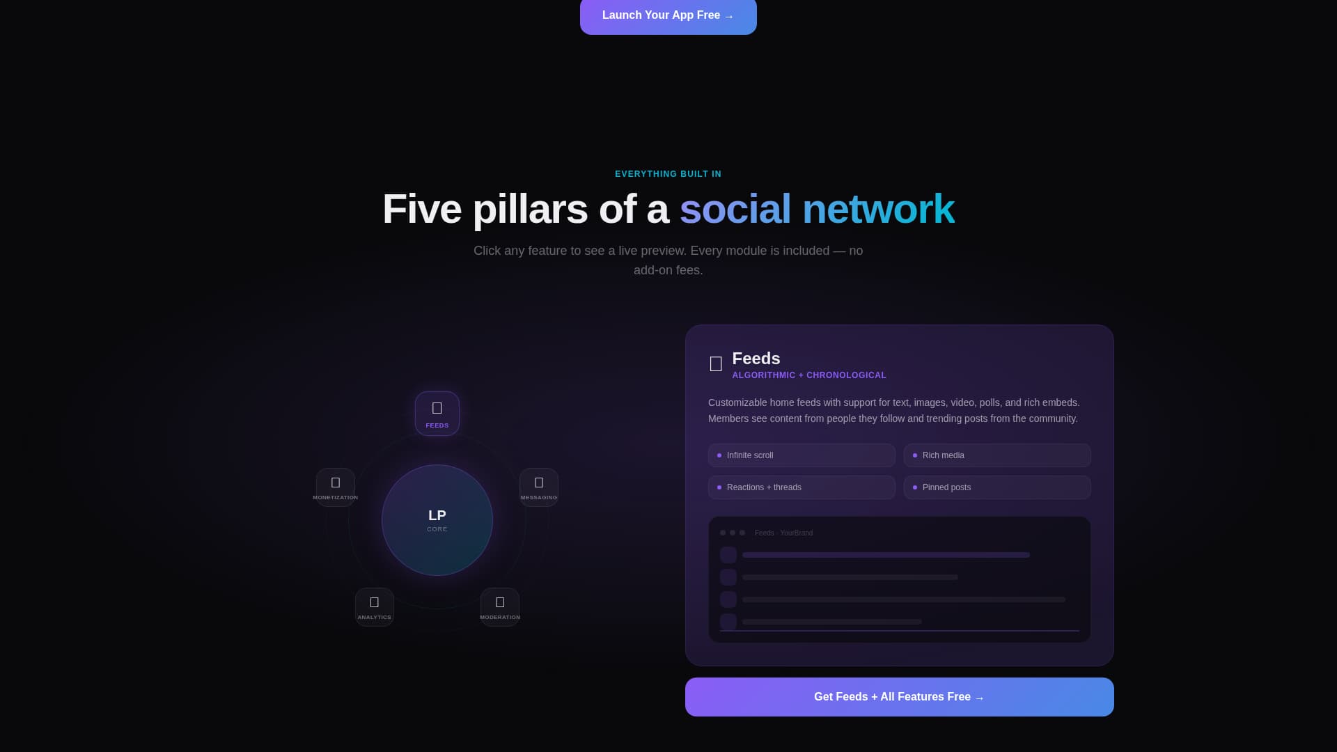 Launchpad - Velocity Social-Networking Landing Page Template