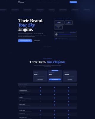 Celestia - Powerful Astronomy Landing Page Template