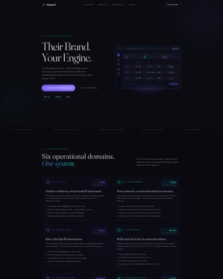 Dispatch - Powerful Whitelabel Landing Page Template