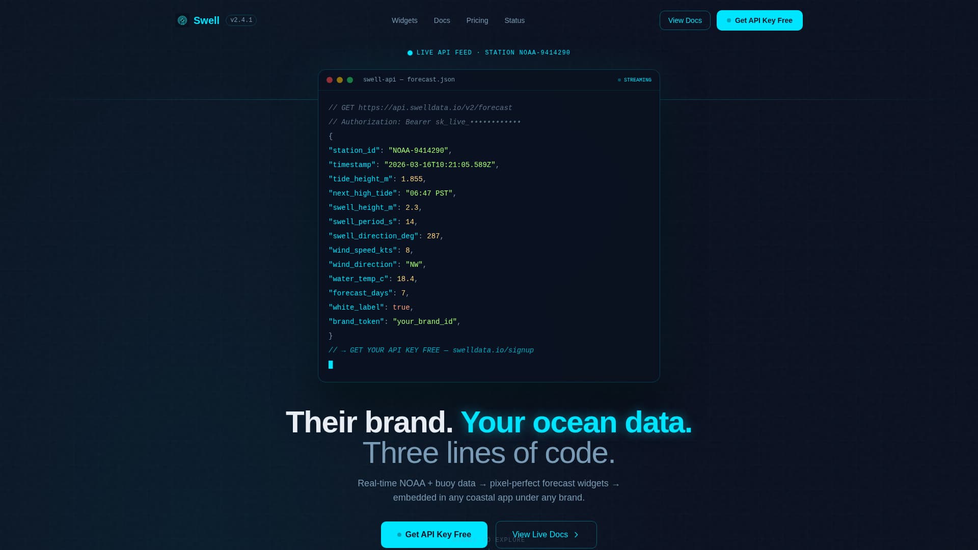 Swell - Dynamic Whitelabel Landing Page Template