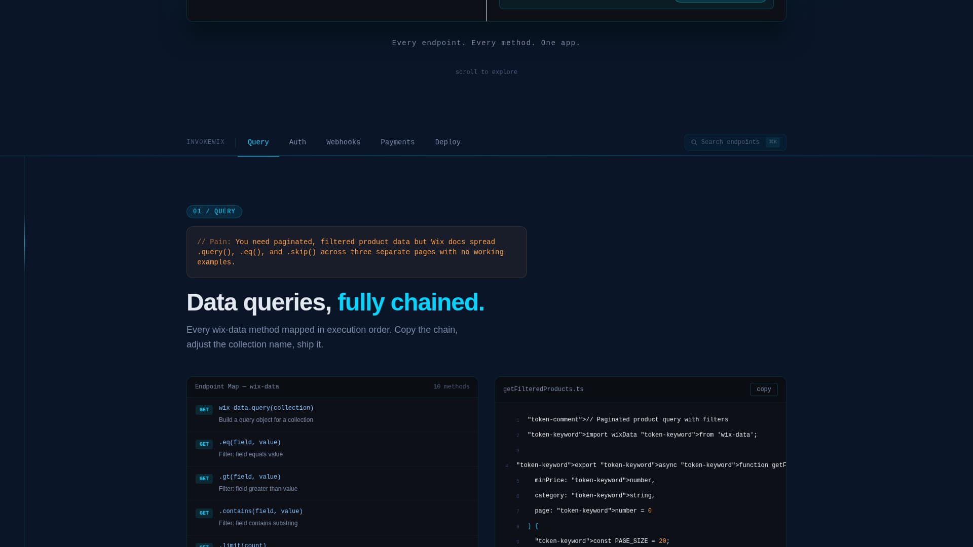 Invoke - Powerful API Landing Page Template