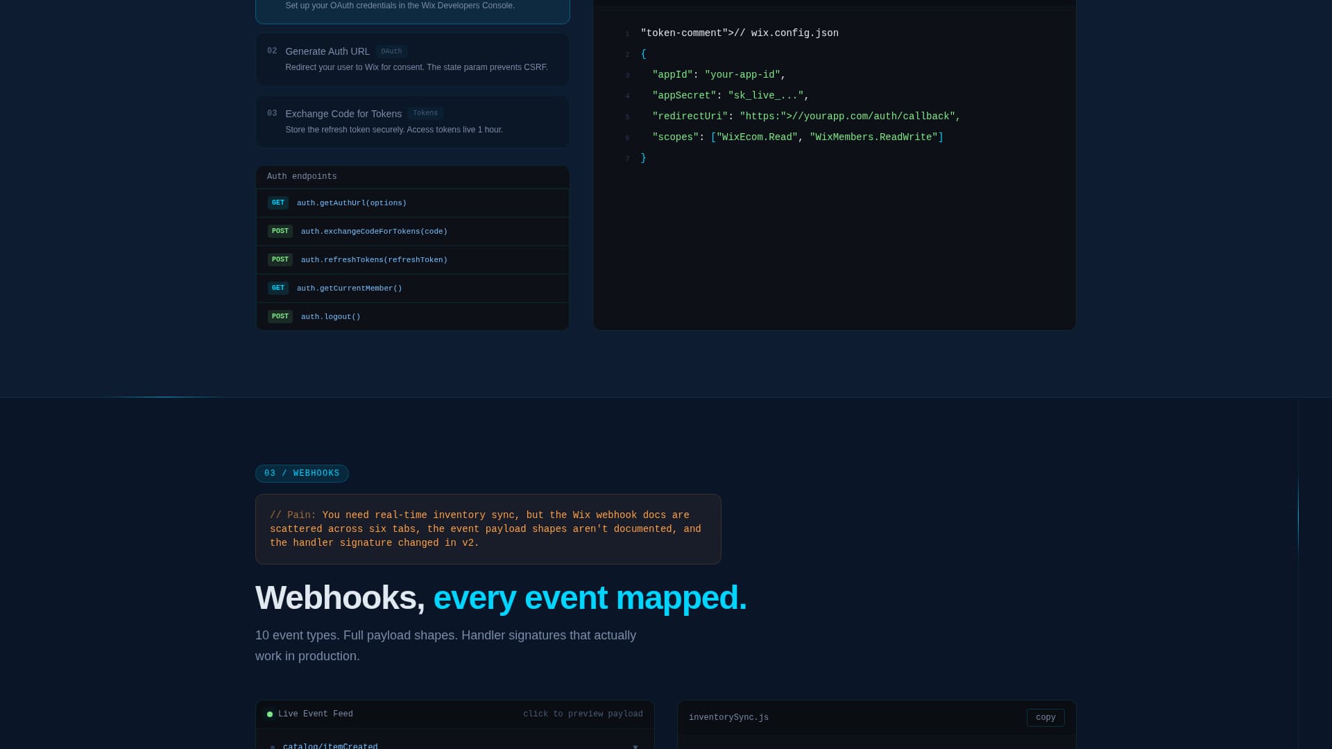 Invoke - Powerful API Landing Page Template