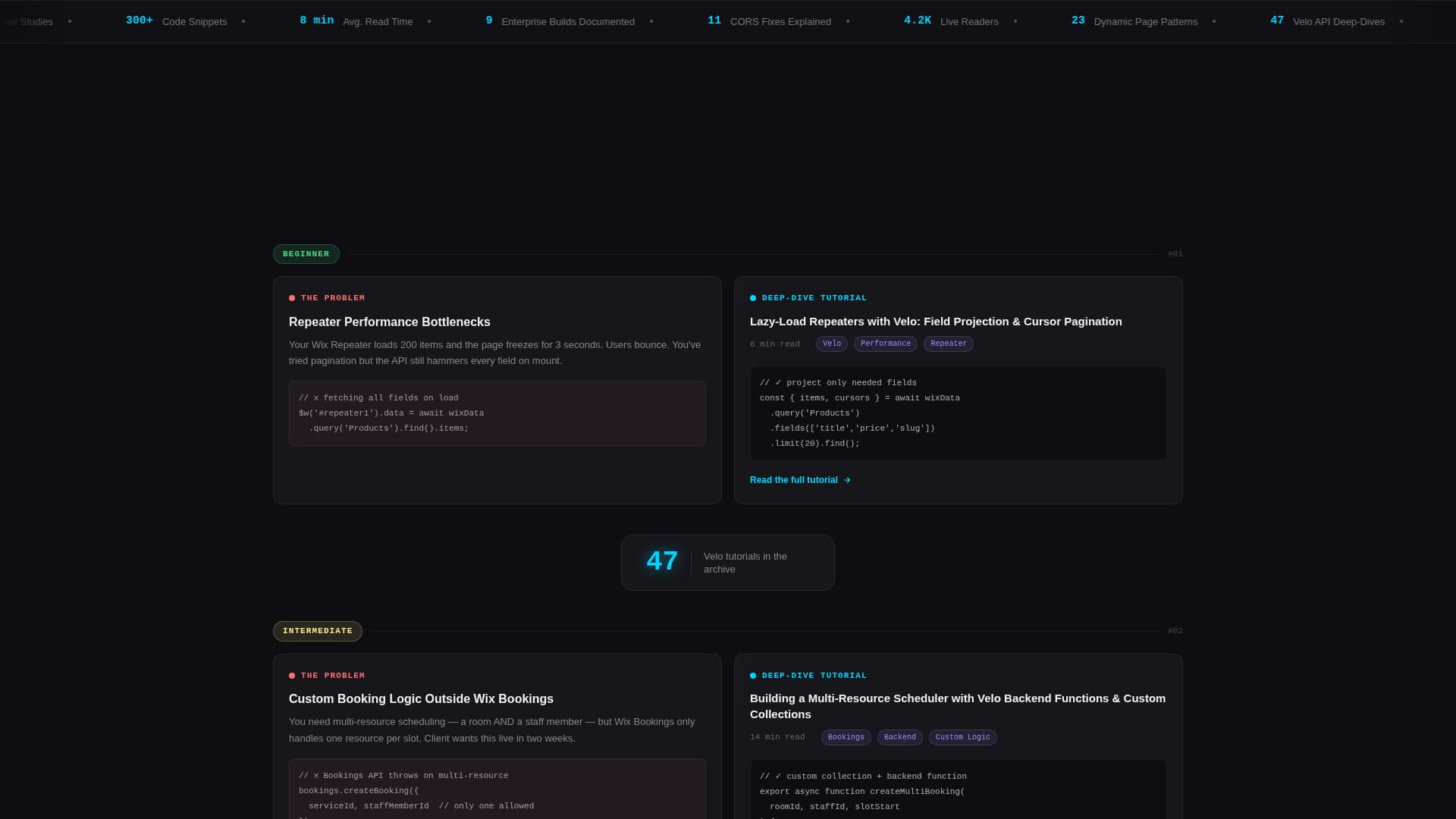 Code — Developer Hub Landing Page Template