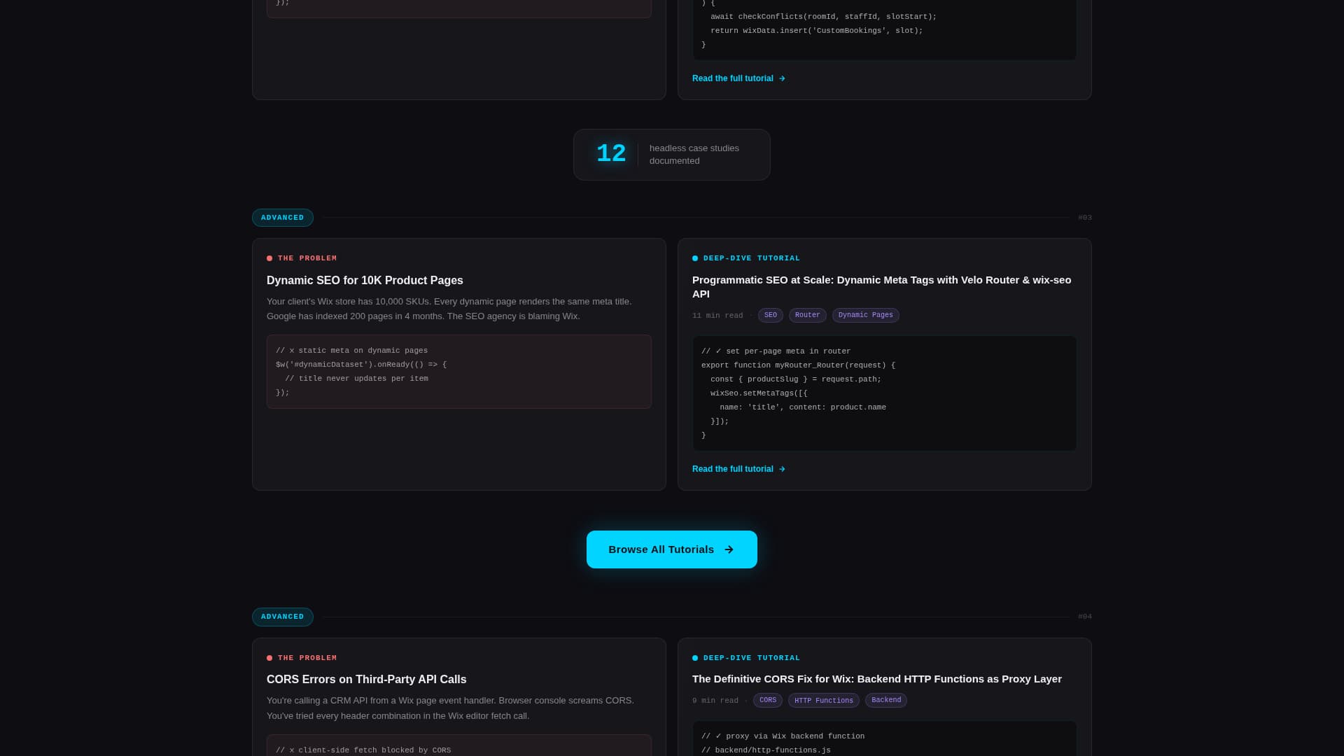 Code — Developer Hub Landing Page Template