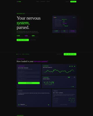 Pulse - Datadriven Meditation Landing Page Template