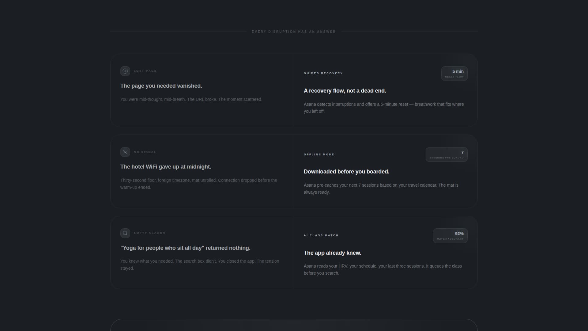 Asana - Mindful Yoga Landing Page Template