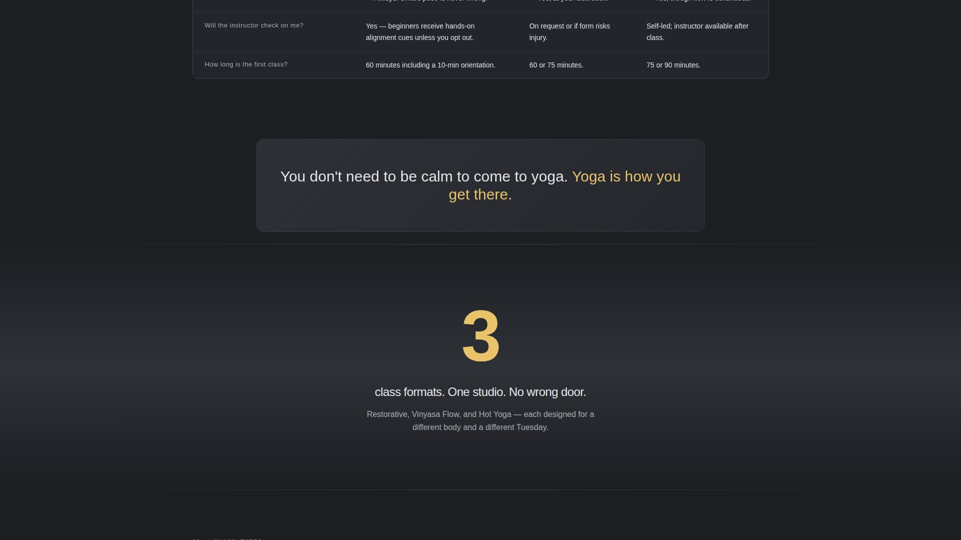 Asana - Luminous Yoga Landing Page Template