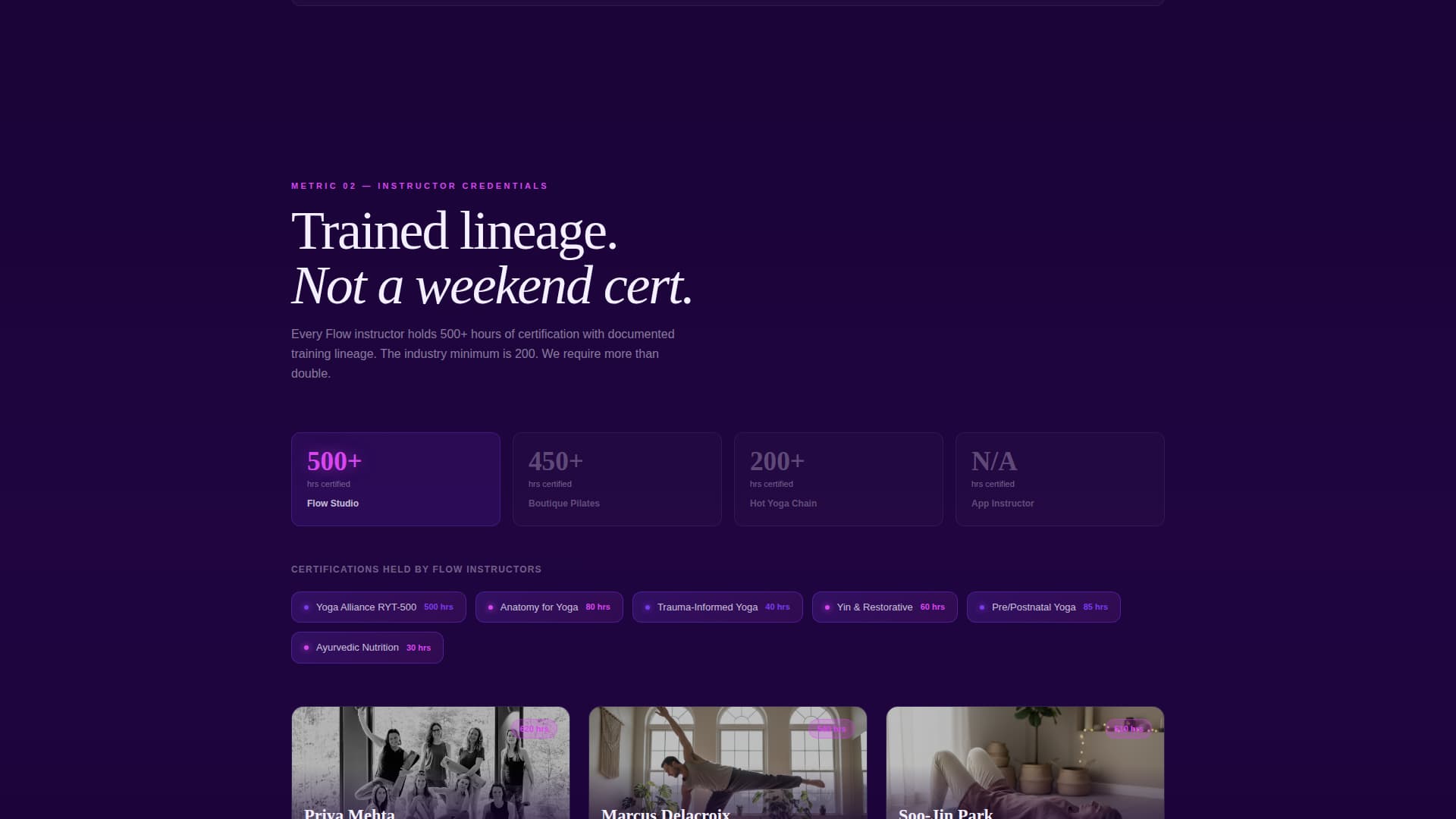 Flow - Dynamic Yoga Landing Page Template