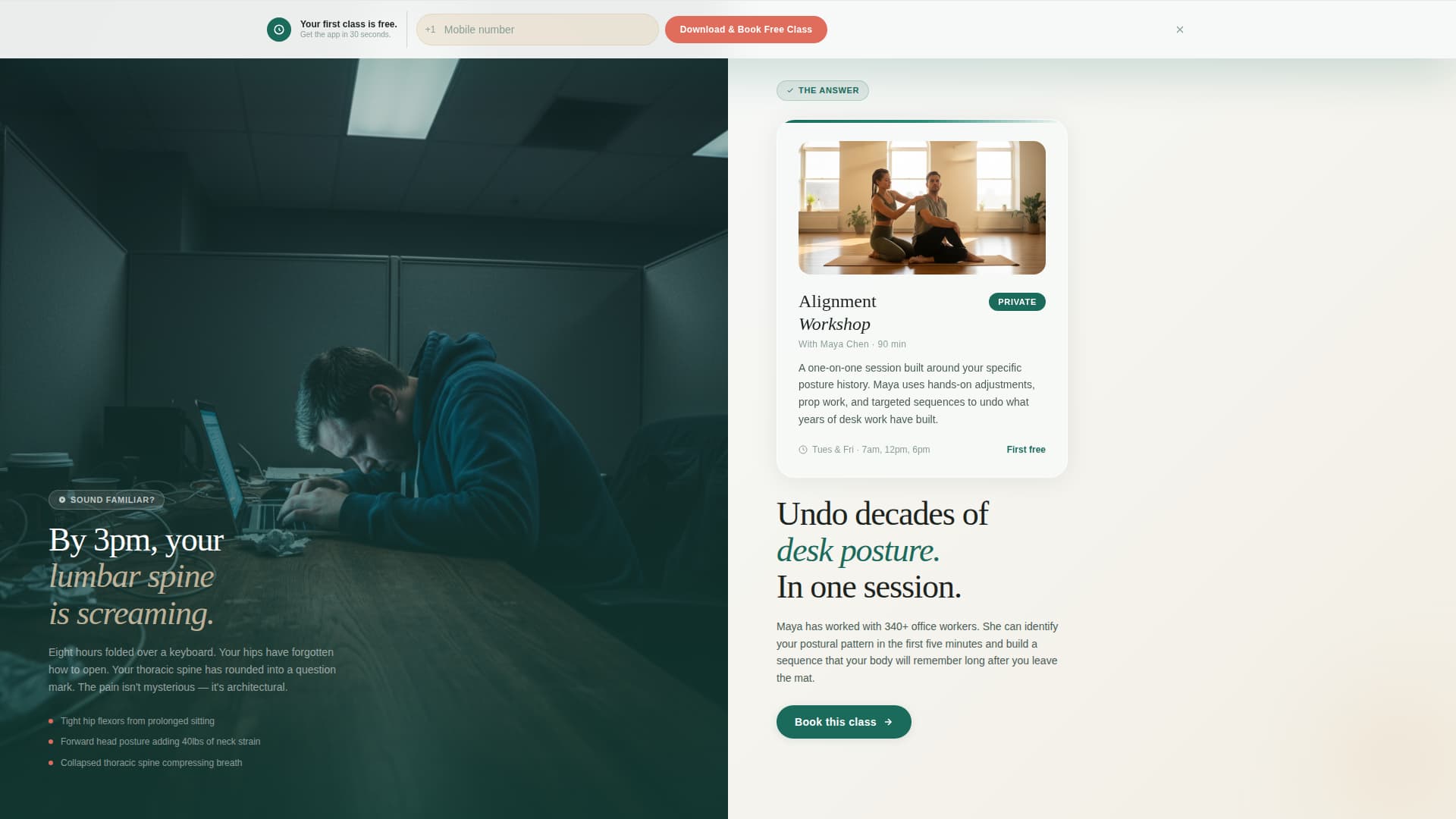 Zen — Yoga Wellness Landing Page Template