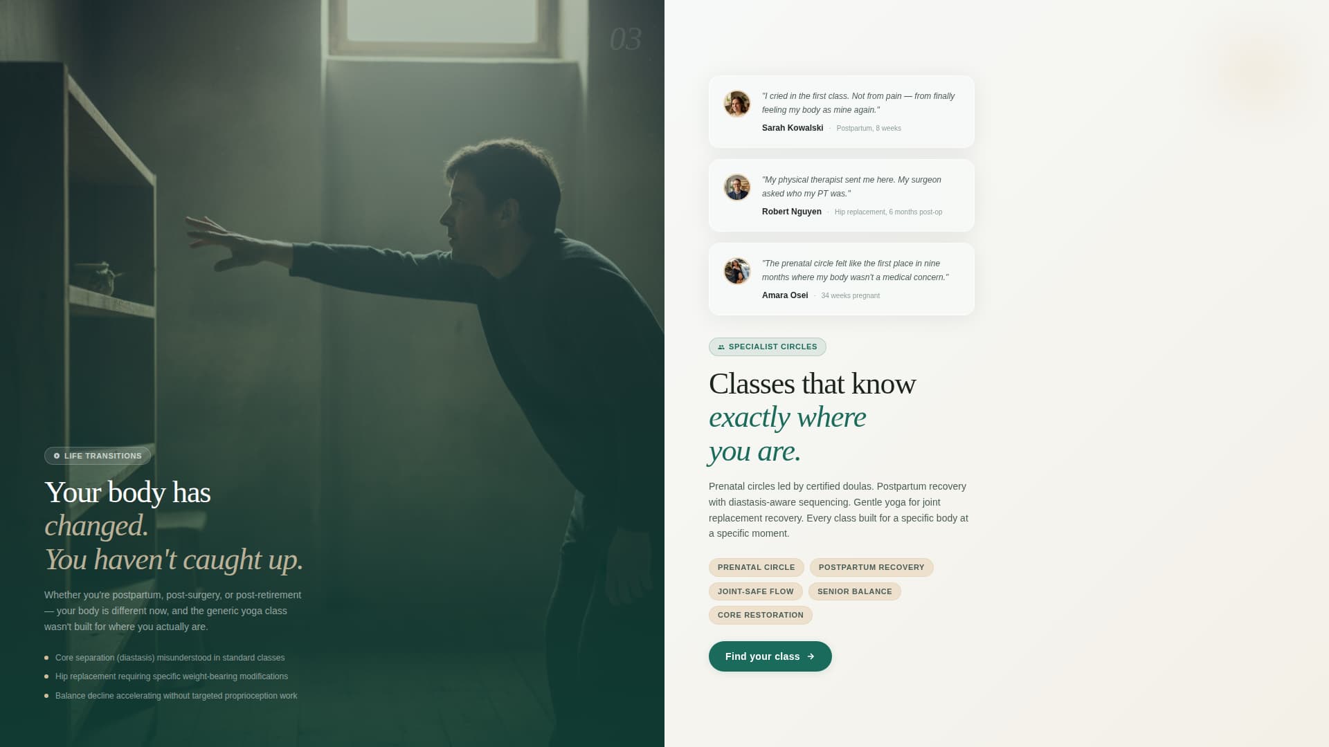Zen — Yoga Wellness Landing Page Template