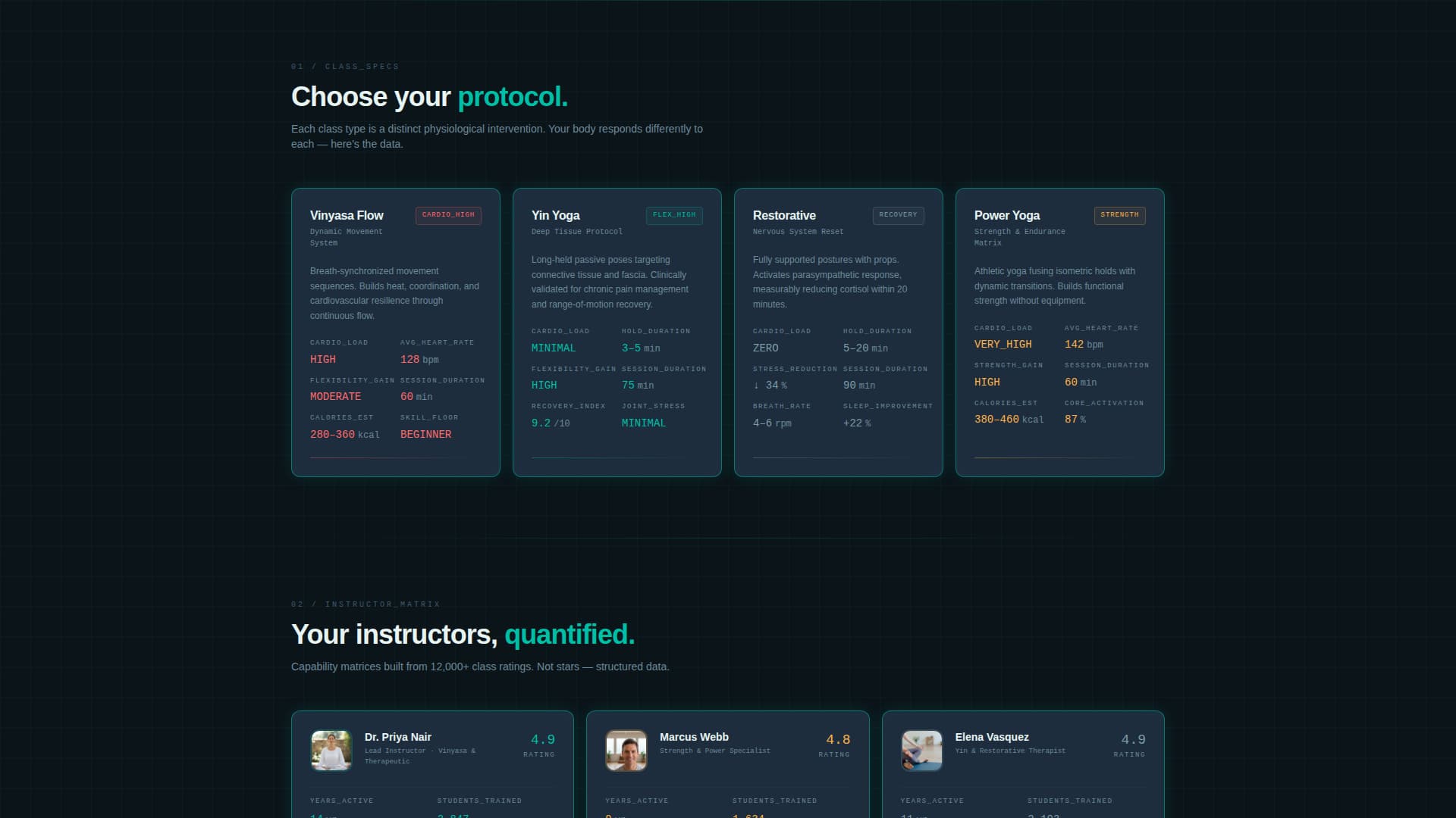 Asana - Dynamic Yoga Studio Landing Page Template
