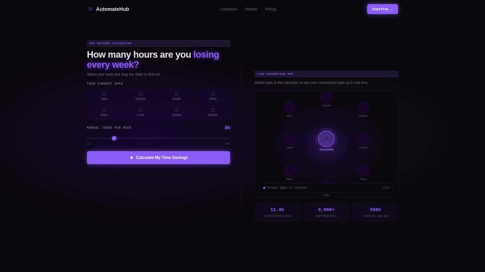 Automate - Powerful Zapier Landing Page Template