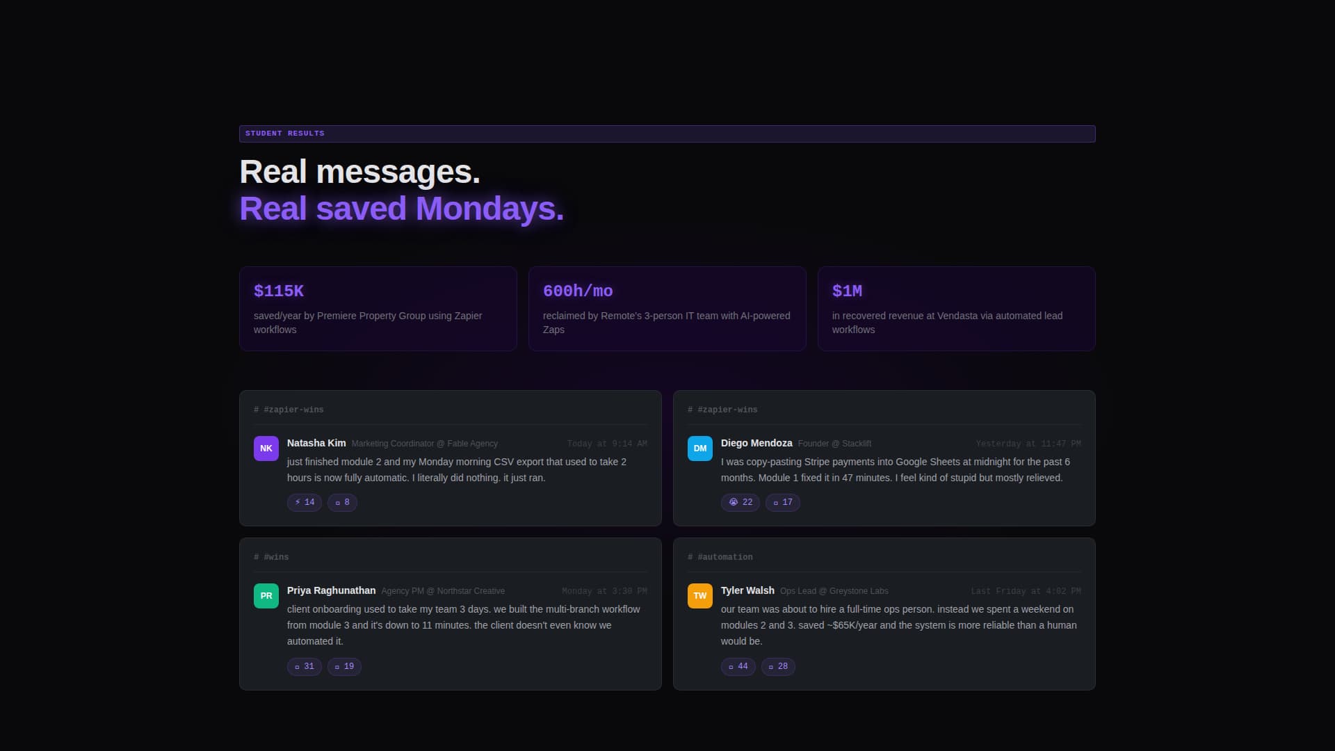 Automate - Powerful Zapier Landing Page Template