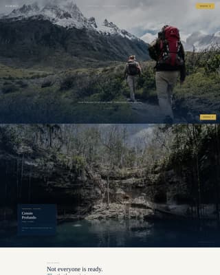 High-End Adventure Sports Tourism Booking Website Template