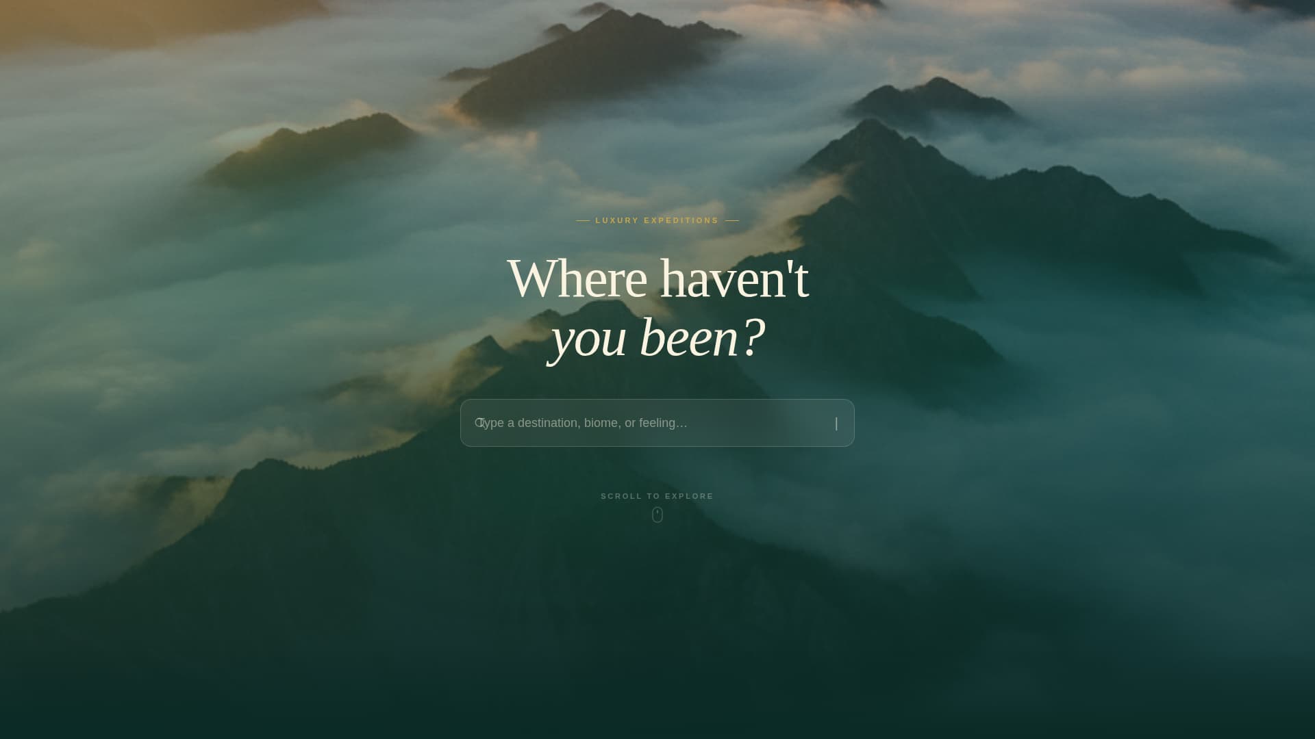 Traverse - Luxe Adventure Landing Page Template