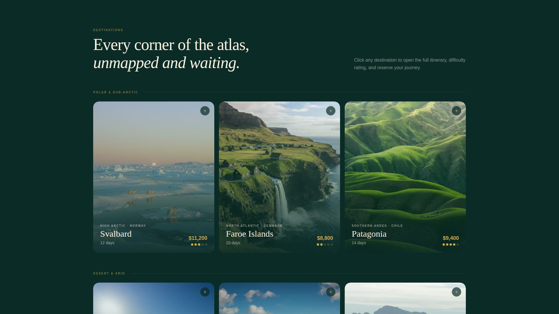 Traverse - Luxe Adventure Landing Page Template