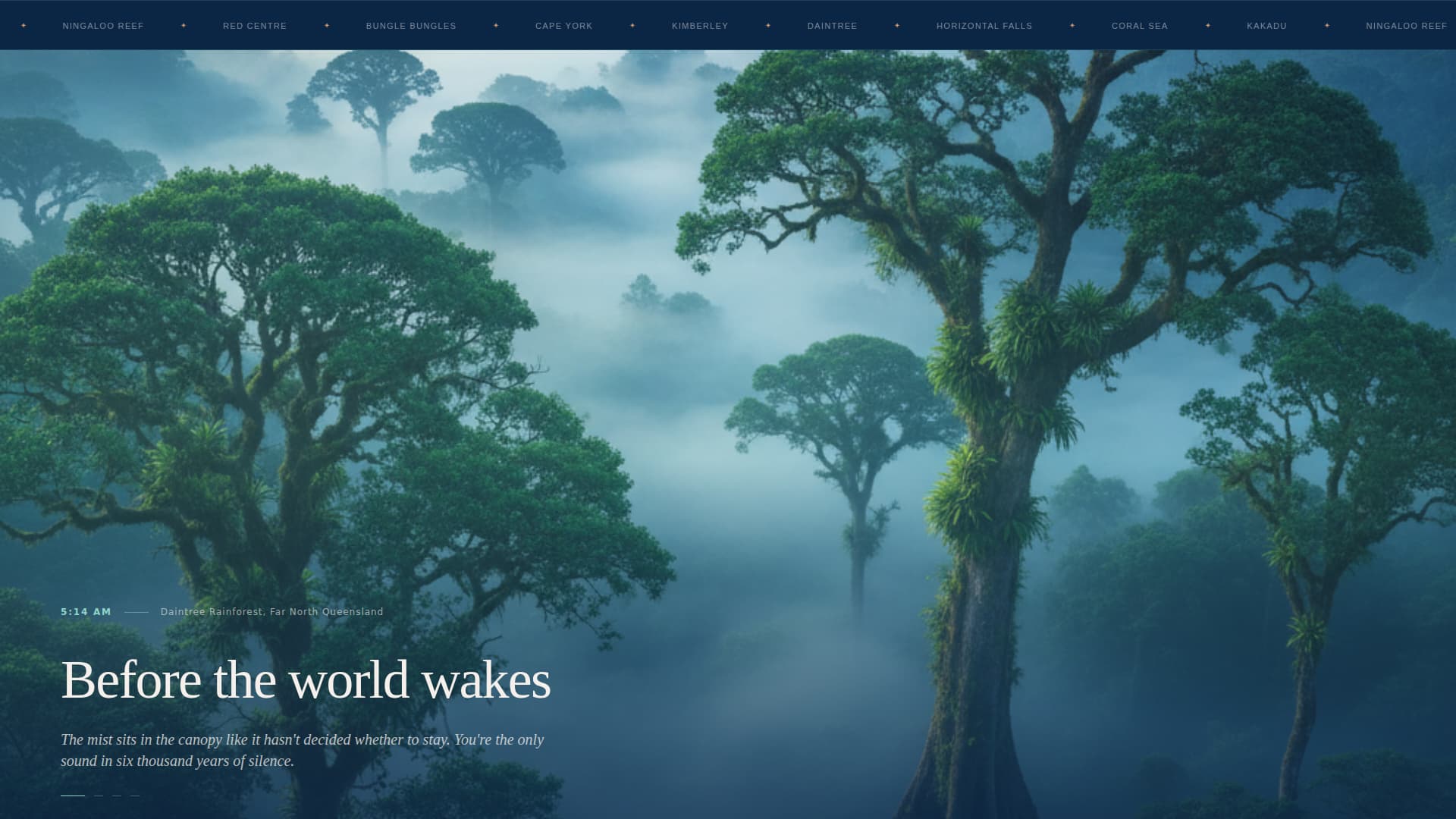Outback - Breathtaking Adventure Landing Page Template