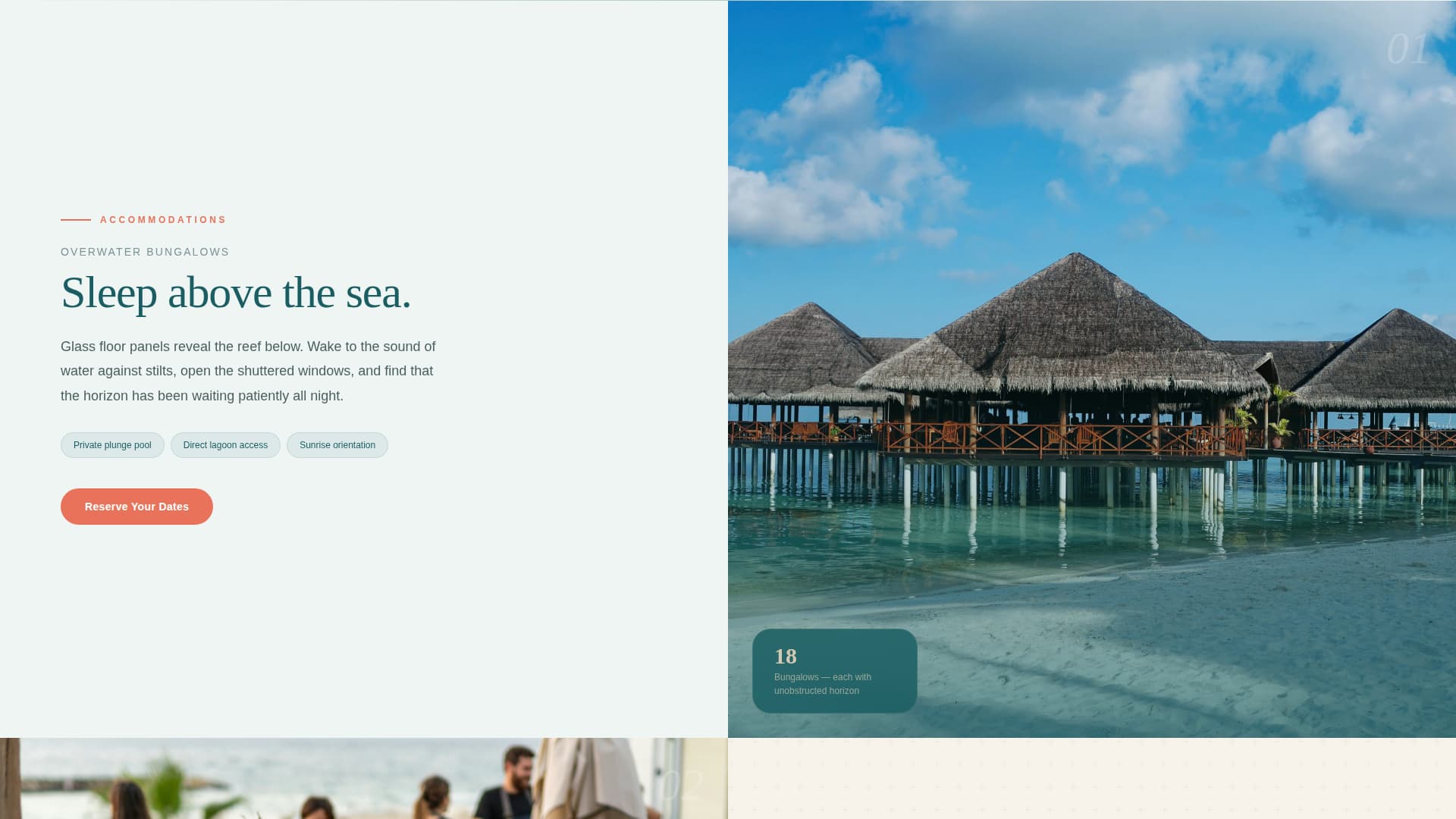 Shoreline - Serene Resort Landing Page Template