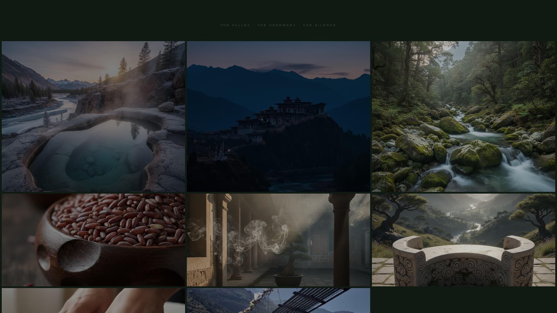 Dzong - Immersive Retreat Landing Page Template