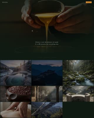 Dzong - Immersive Retreat Landing Page Template
