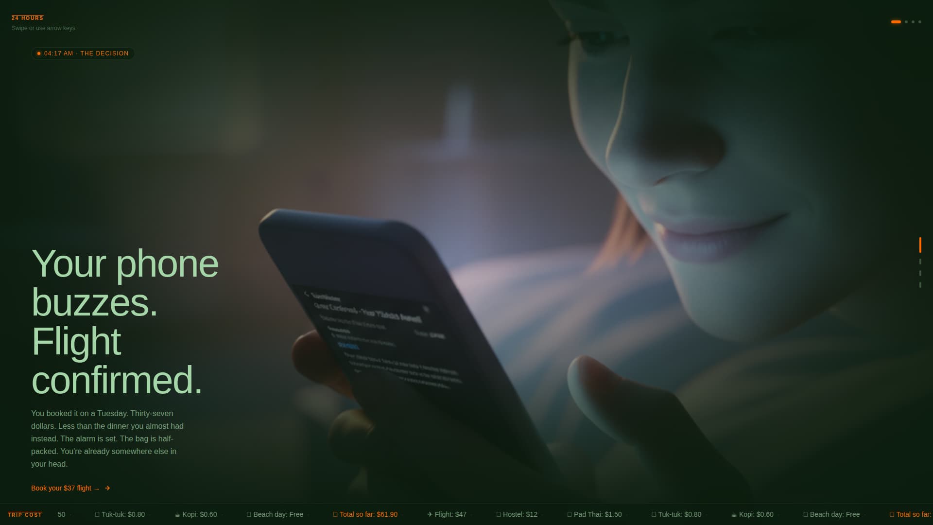 Flyfare - Immersive Budgetairline Landing Page Template