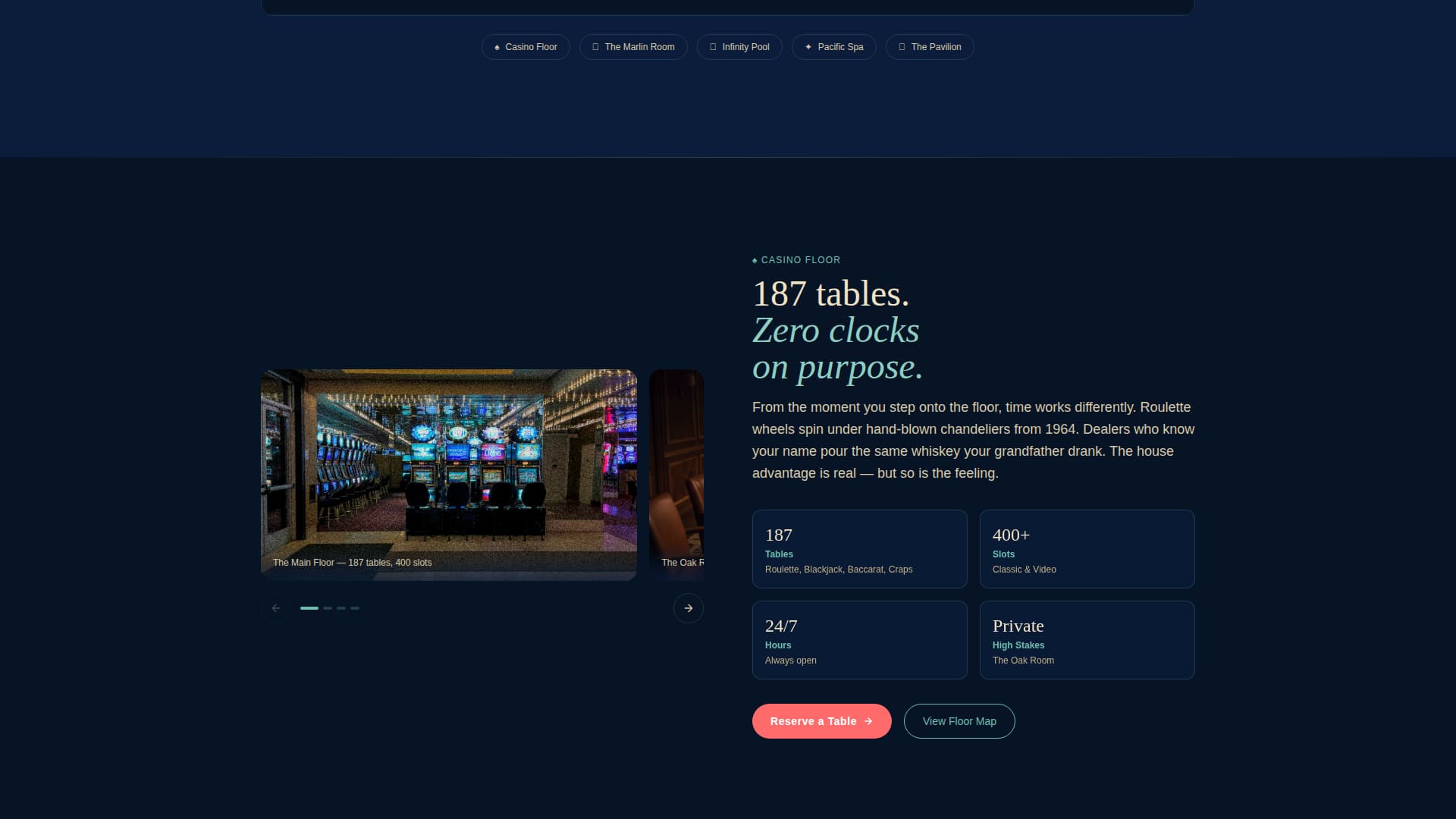 Jackpot - Stunning Casinoresort Landing Page Template