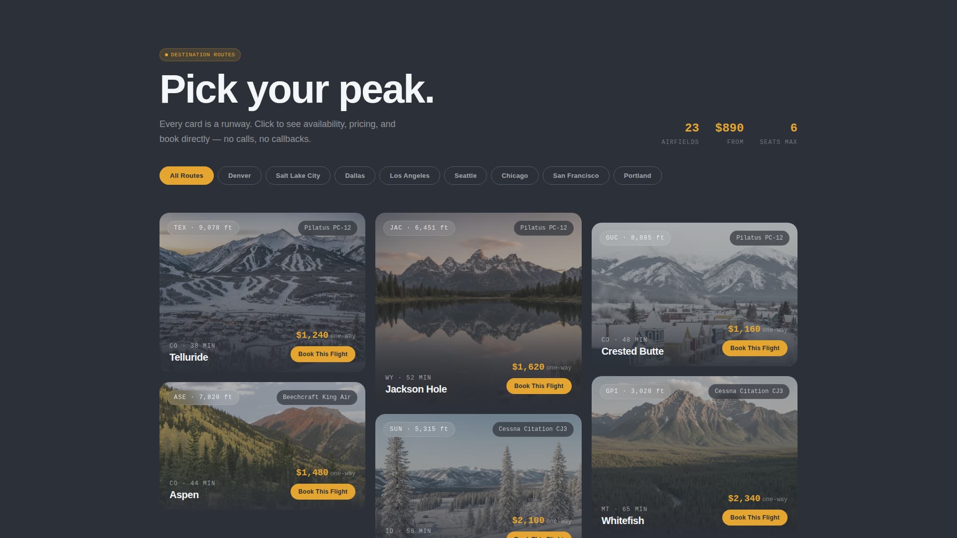 Alpine - Premium Charter Landing Page Template