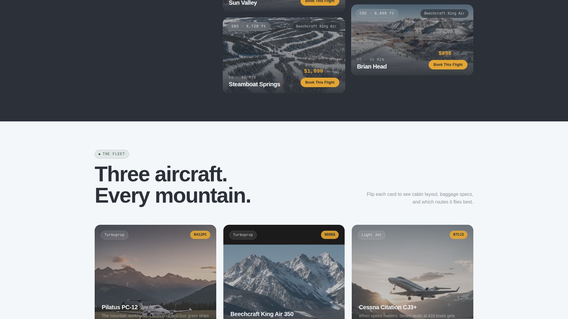 Alpine - Premium Charter Landing Page Template