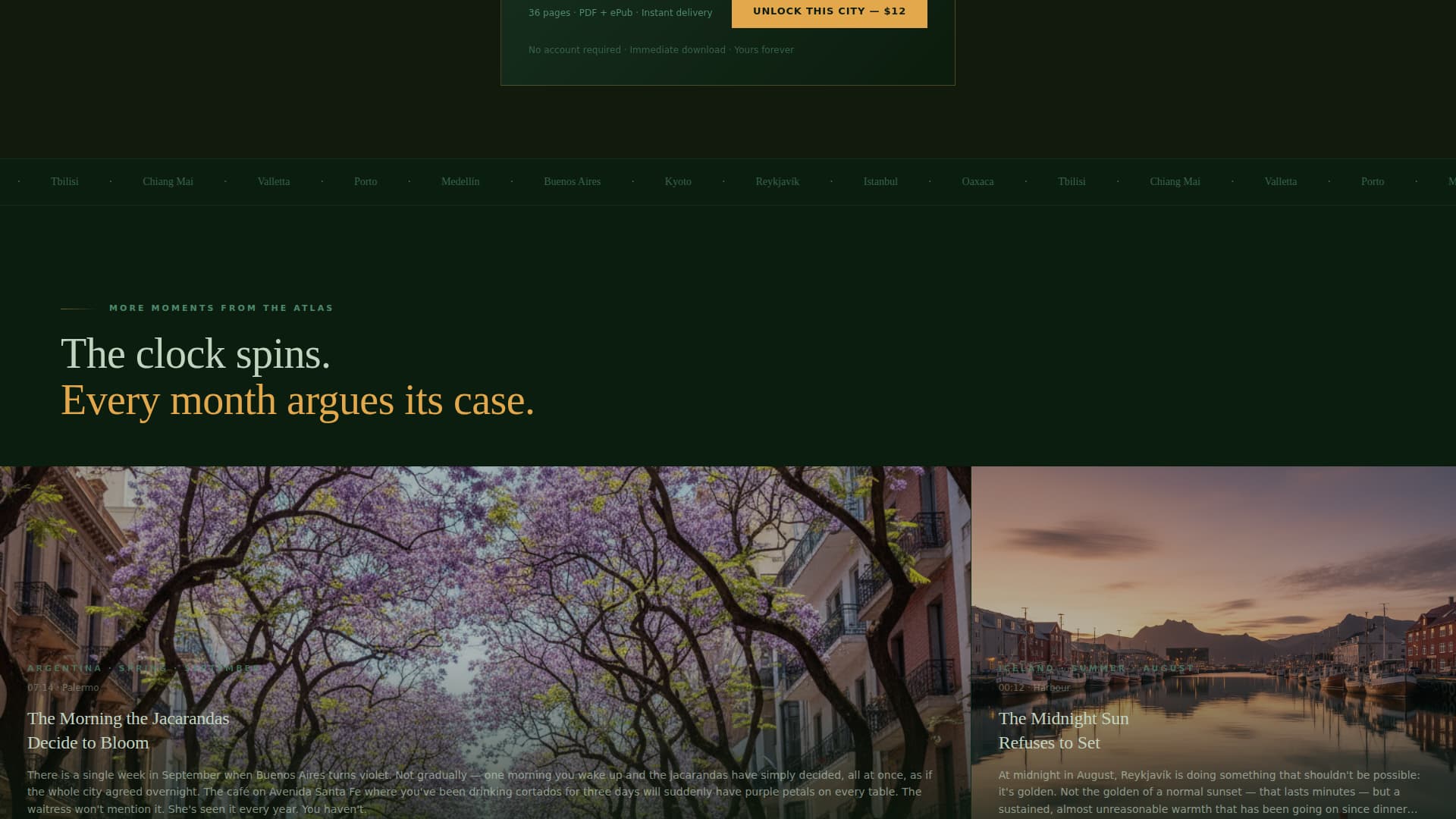 Wander - Immersive Destination Landing Page Template