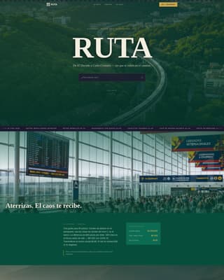 Ruta - Neoretro Colombia Landing Page Template
