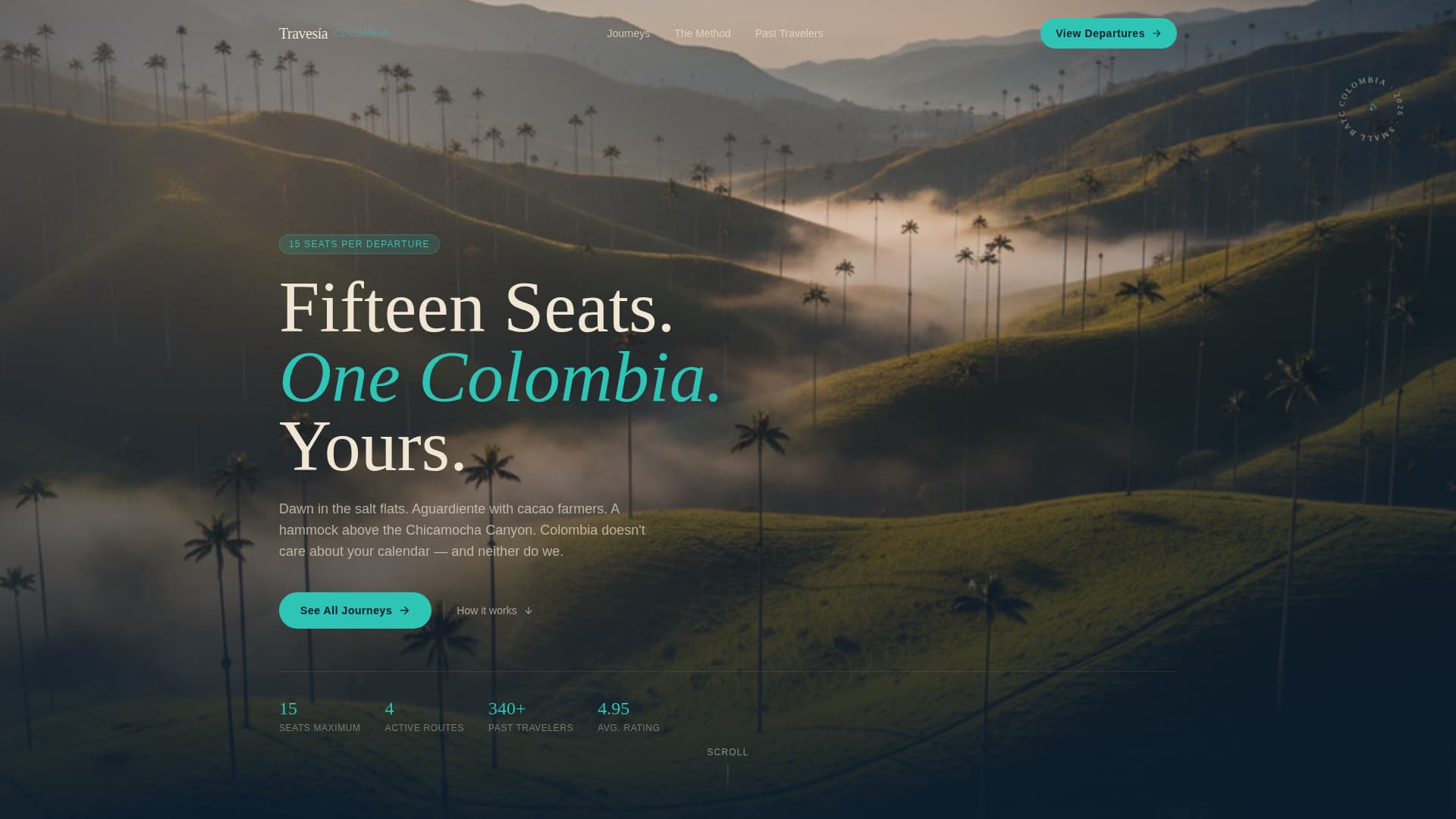 Travesa - Immersive Tour Landing Page Template