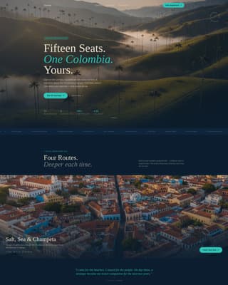 Travesa - Immersive Tour Landing Page Template