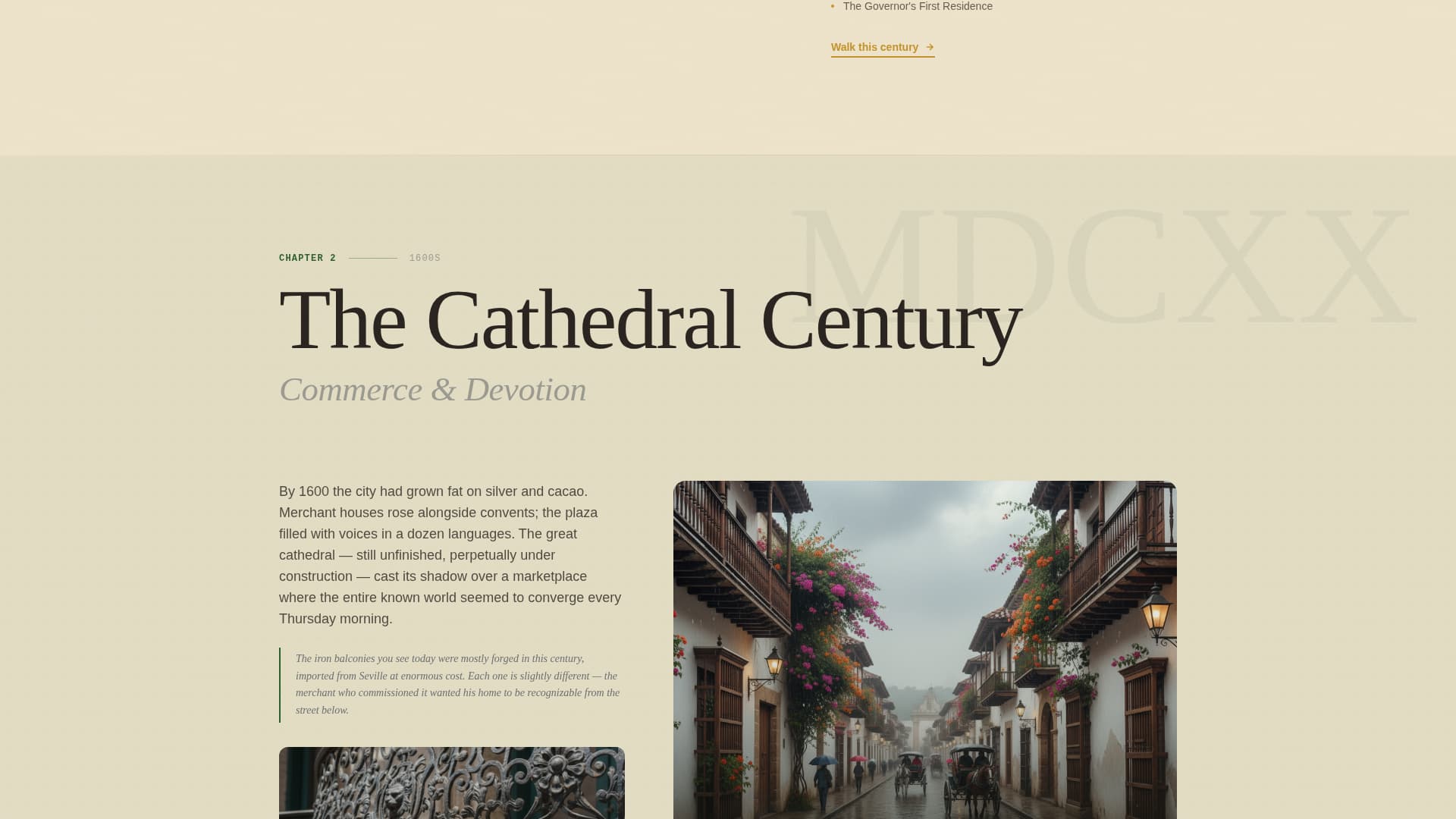 Paseo - Immersive Heritage Landing Page Template