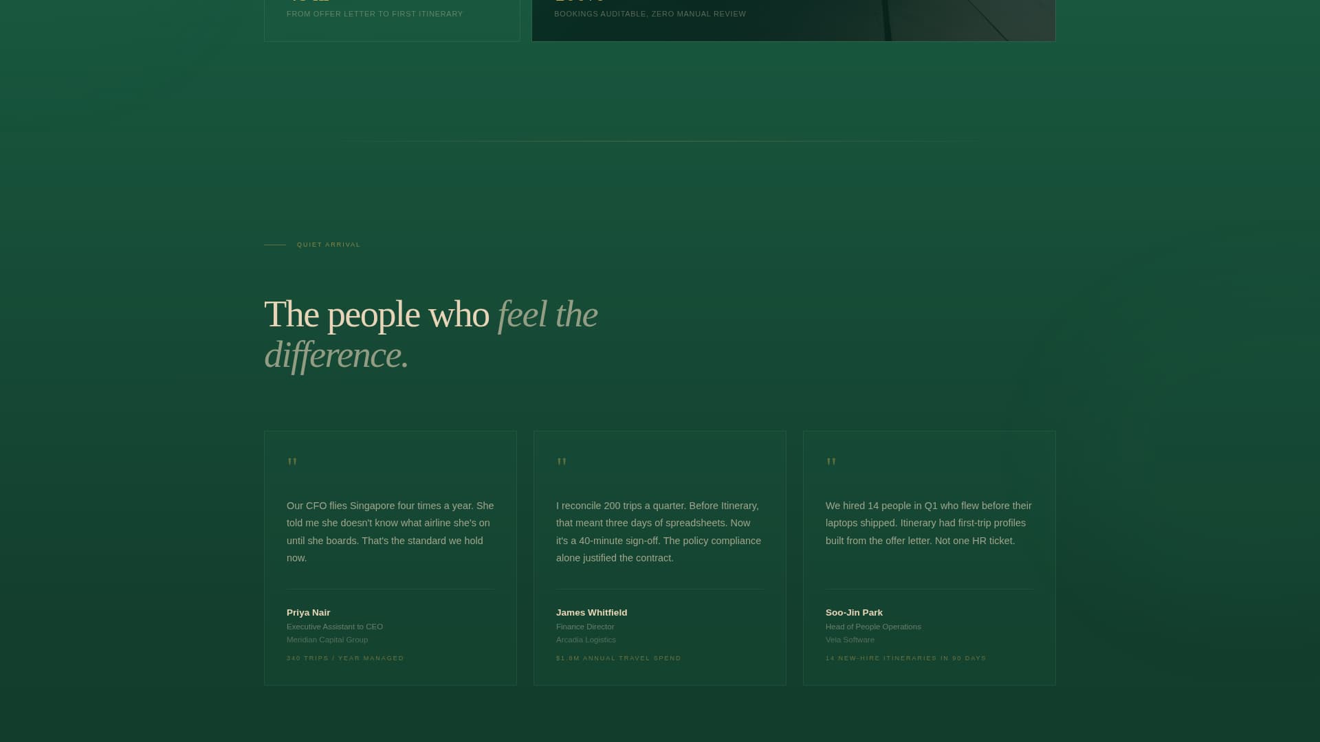 Itinerary - Premium Businesstravel Landing Page Template