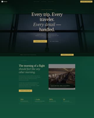 Itinerary - Premium Businesstravel Landing Page Template