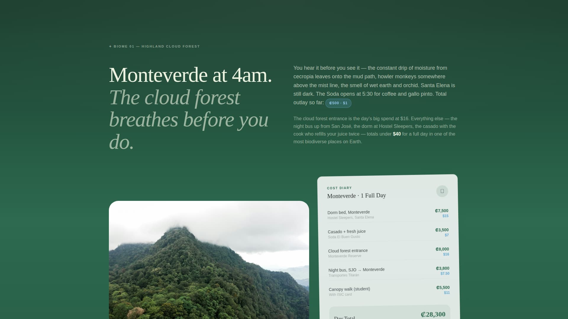 Pura - Immersive Backpacker Landing Page Template